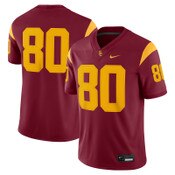 USC Trojans Men's Nike Cardinal #80 Home Football Jersey